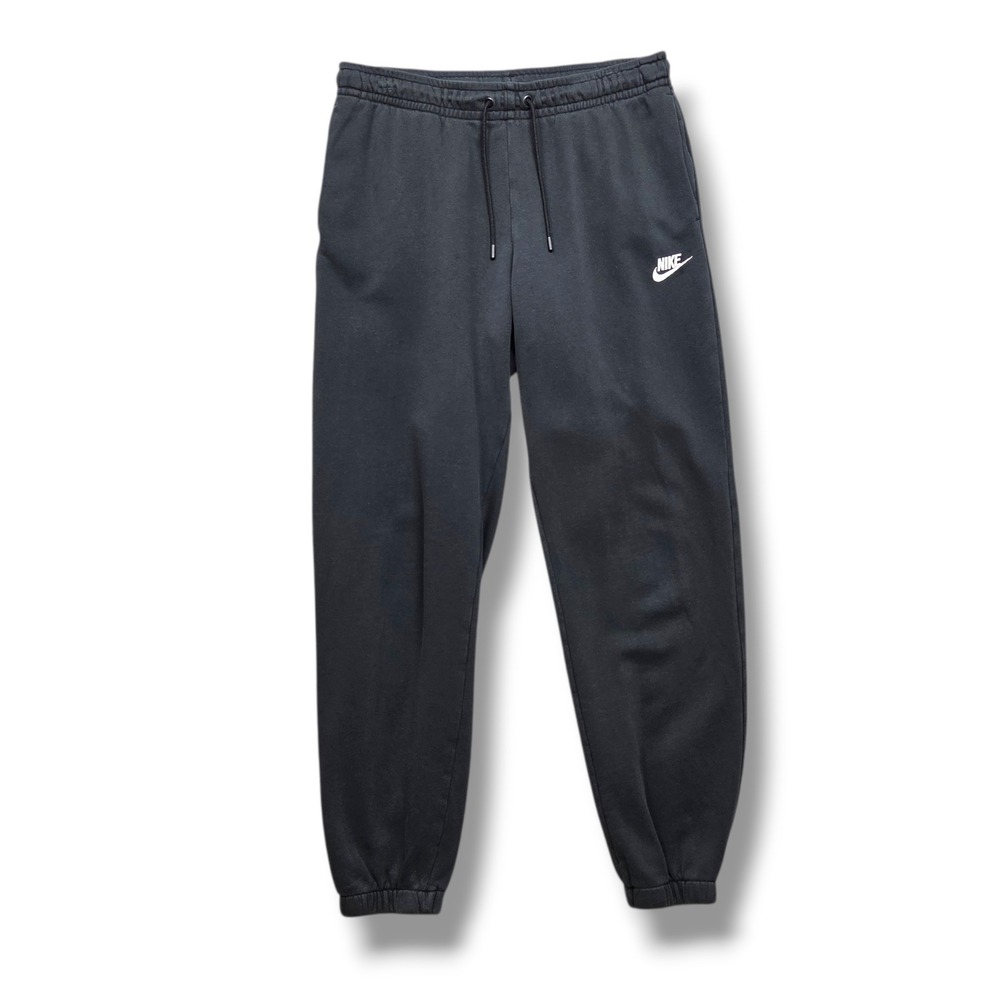 Nike Sportswear Essential Fleece Jogger‎ Womens Medium Black RIP TEAR BV4091-010